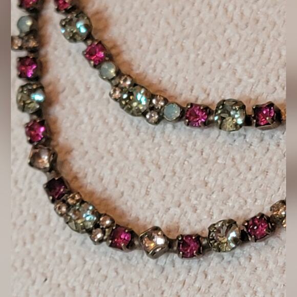 Sorrelli Elegant Multi-Color Crystal Necklace - Picture 1 of 10